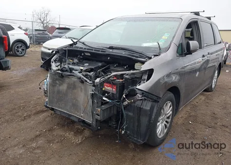 2015 Toyota Sienna Xle Premium 8 Passenger from USA, damaged, VIN 5TDYK3DC3FS622147